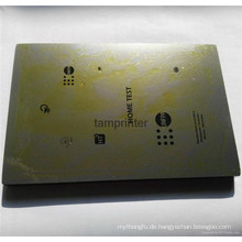 Polierte Oberfläche dick / dünn-Pad Printing Machine Stahlplatte